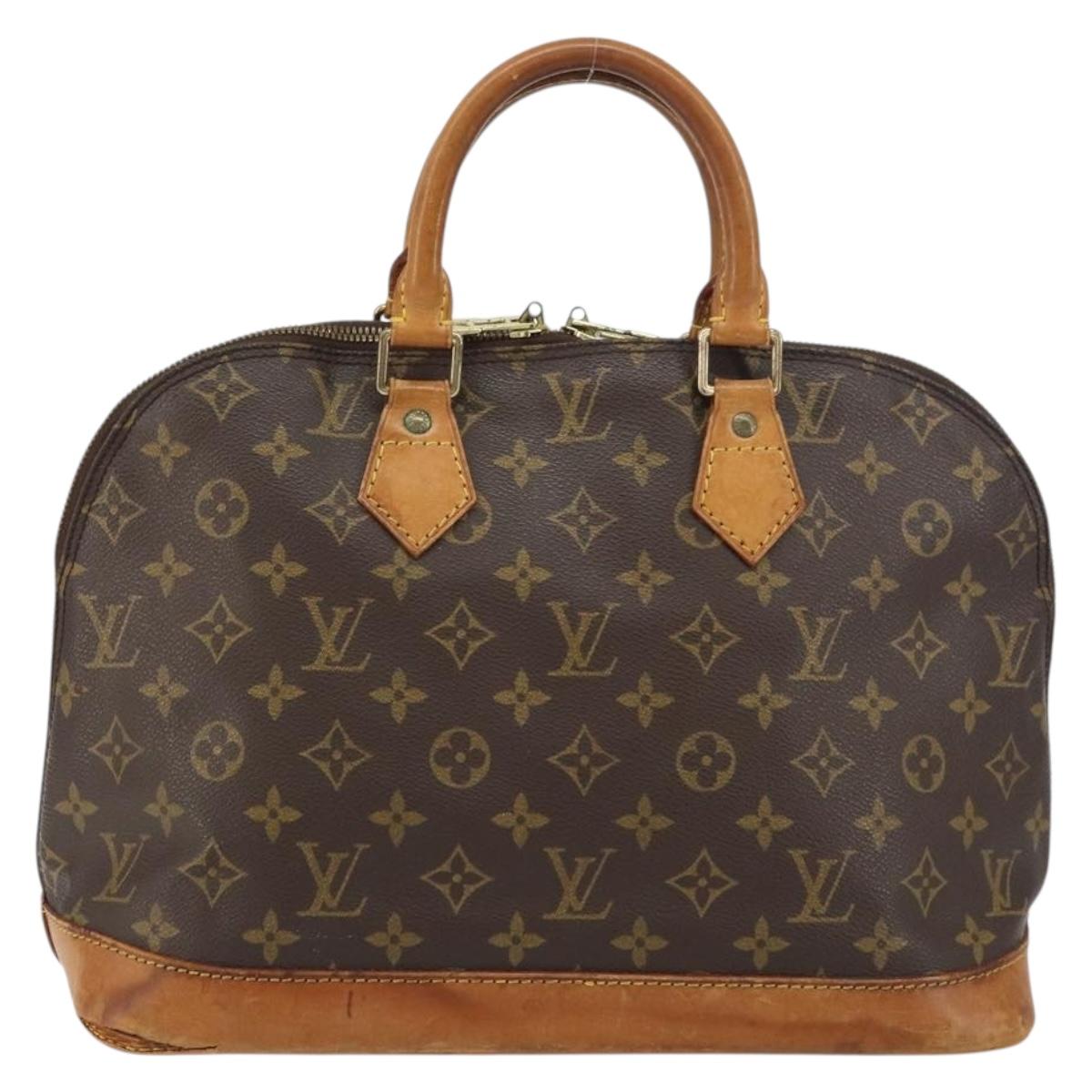 LOUIS VUITTON Monogram Alma Hand Bag M51130 LV Auth ti3527