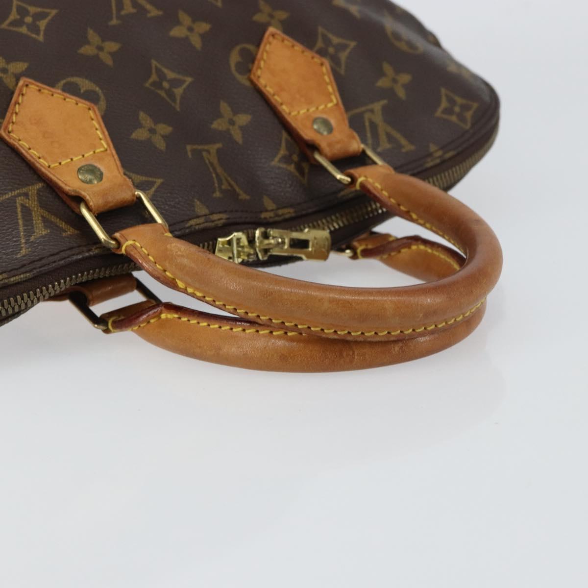 LOUIS VUITTON Monogram Alma Hand Bag M51130 LV Auth ti3527