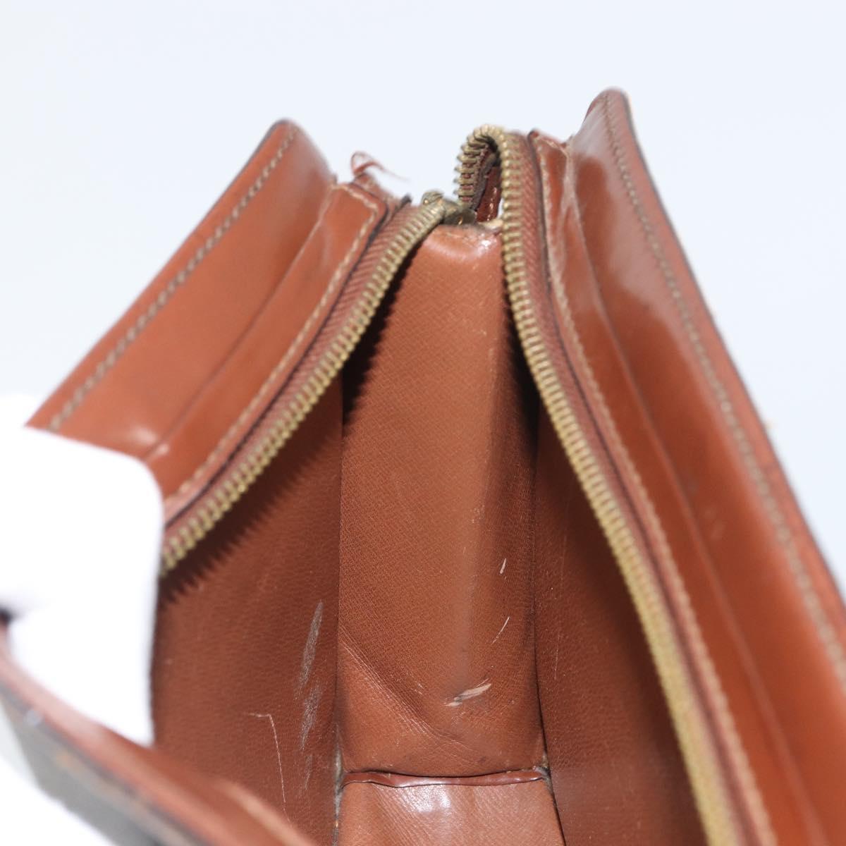 LOUIS VUITTON Monogram Pochette Homme Clutch Bag M51795 LV Auth ti3535