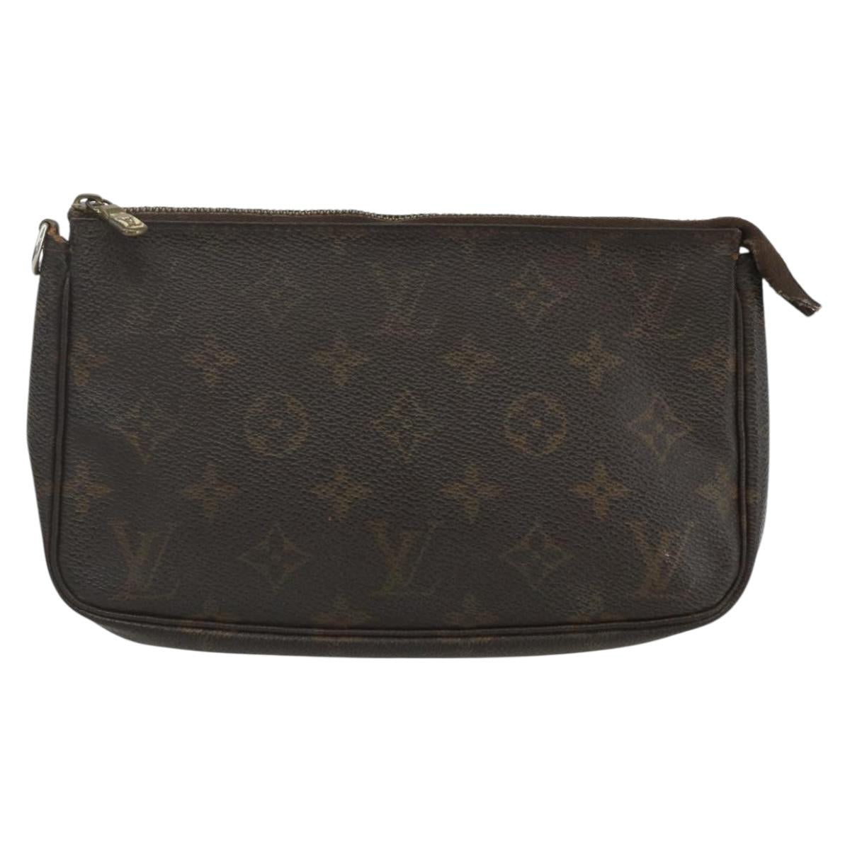 LOUIS VUITTON Monogram Pochette Accessoires Pouch M51980 LV Auth ti3538