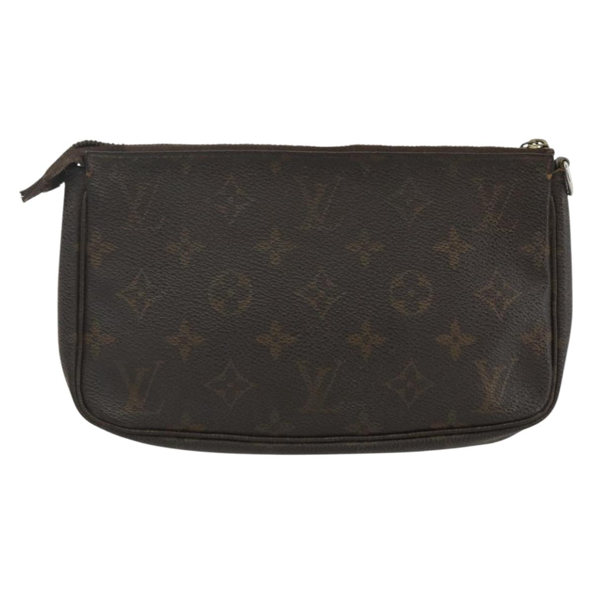 LOUIS VUITTON Monogram Pochette Accessoires Pouch M51980 LV Auth ti3538