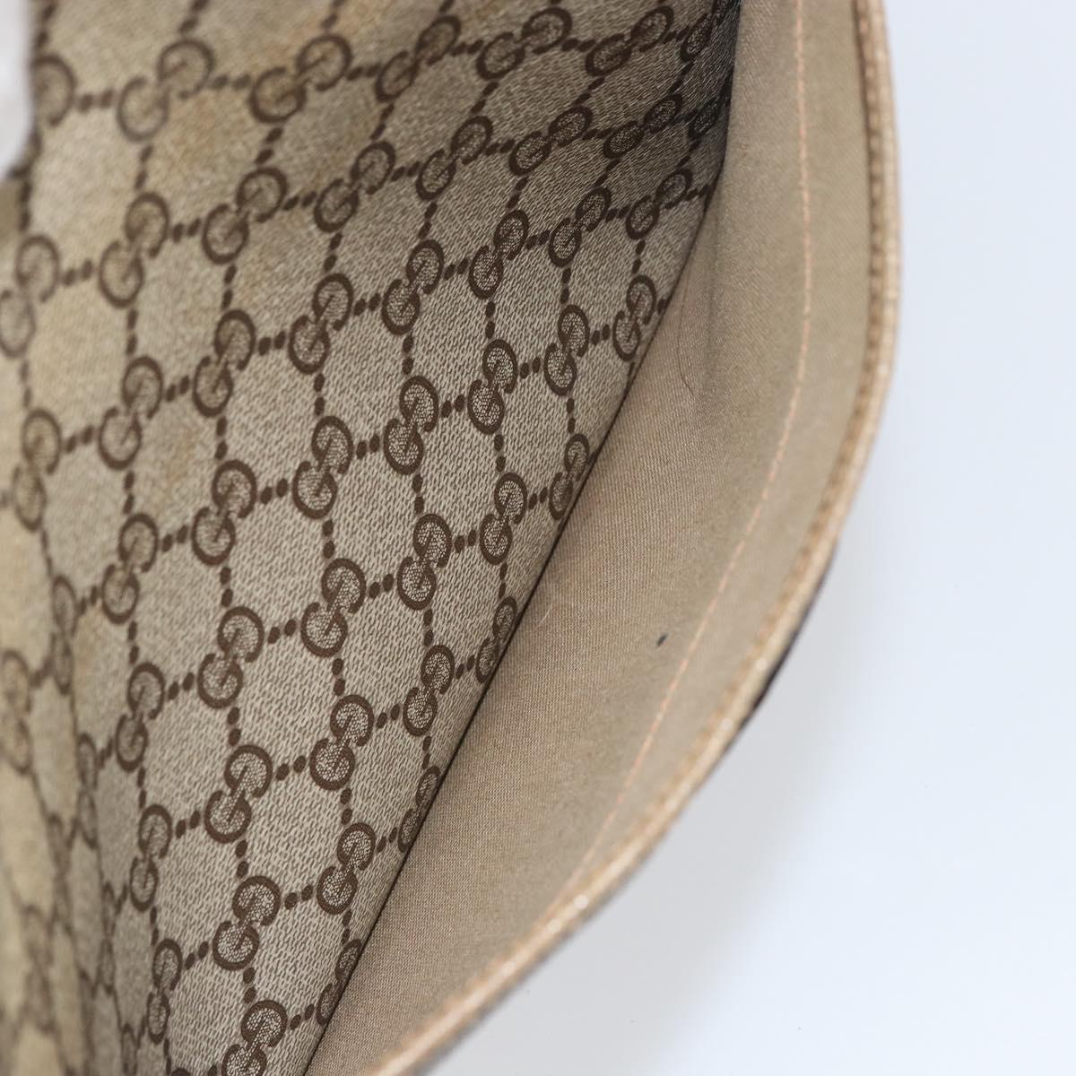 GUCCI GG Supreme Web Sherry Line Tote Bag PVC Beige Red 89 02 997 Auth ti3542