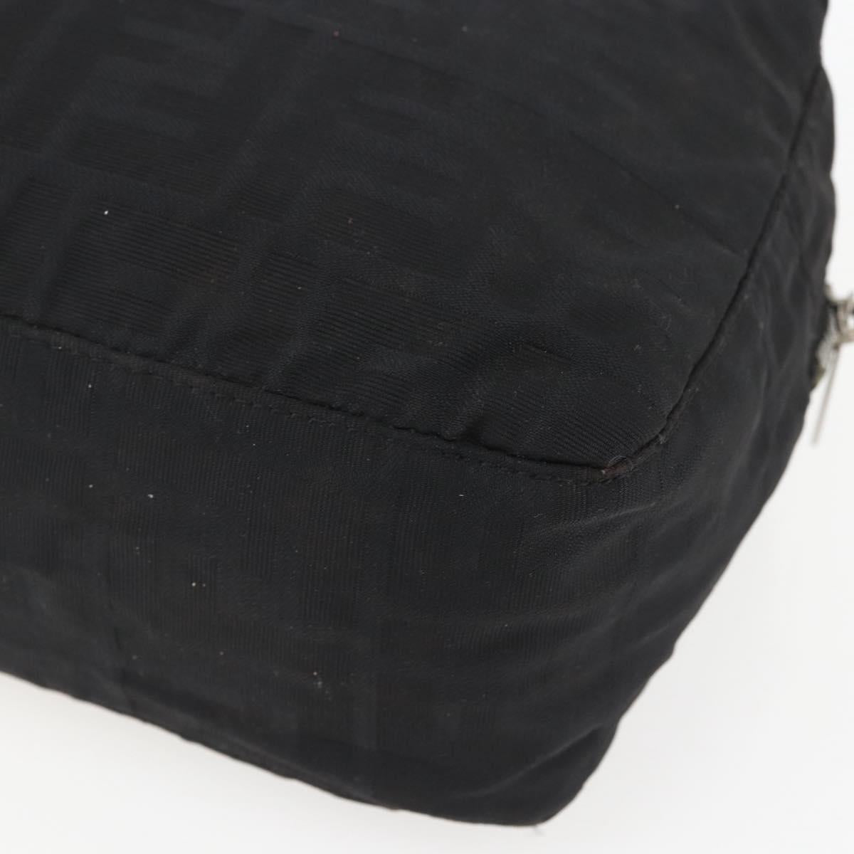 FENDI Zucca Canvas Tote Bag Black Auth ti3550