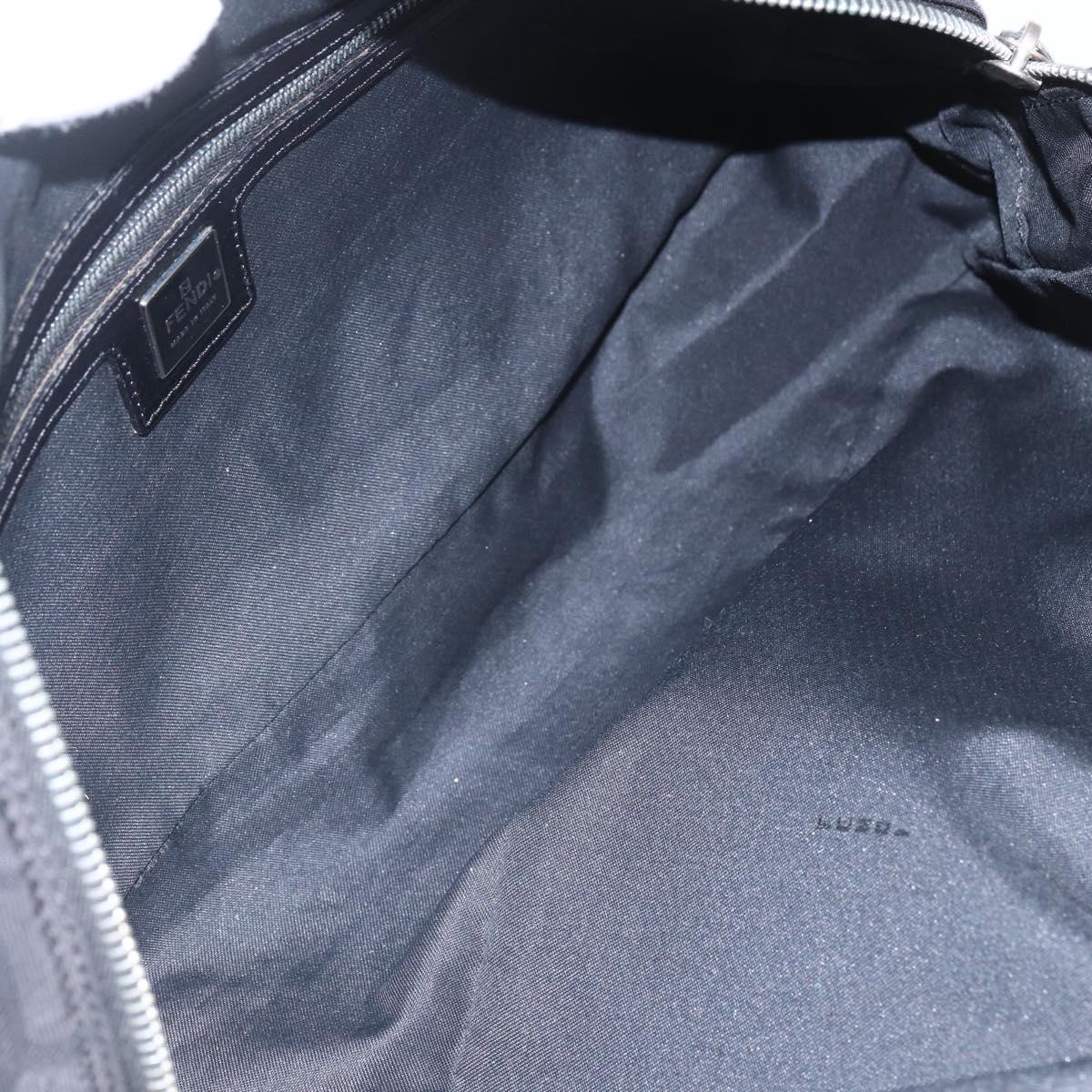 FENDI Zucca Canvas Tote Bag Black Auth ti3550