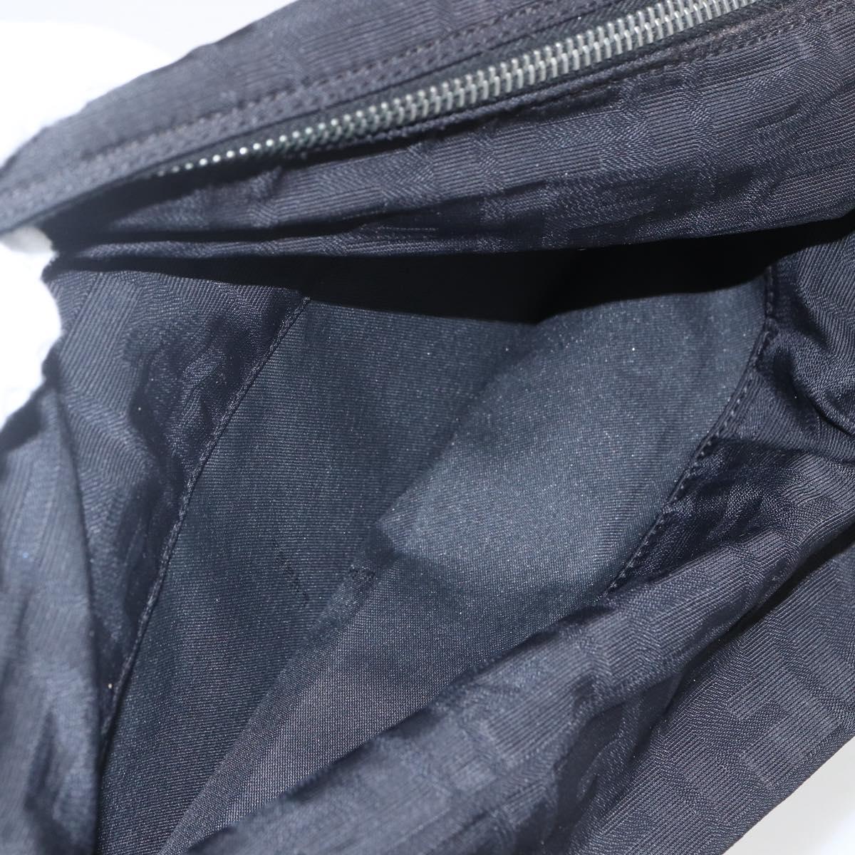 FENDI Zucca Canvas Tote Bag Black Auth ti3550