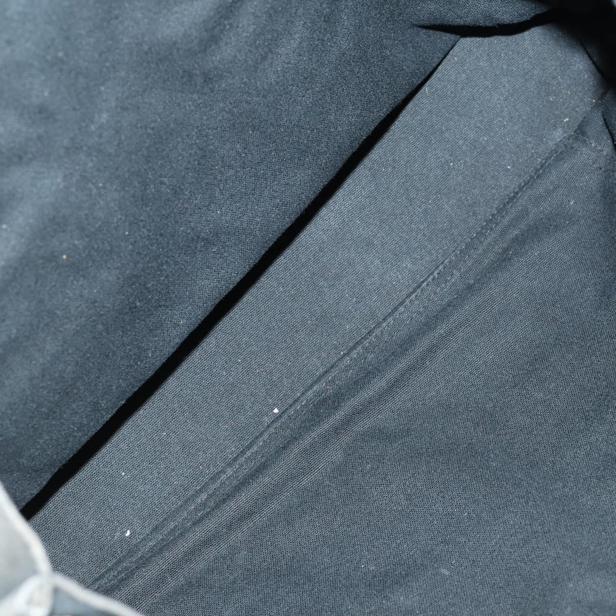 HERMES Fourre Tout Hand Bag Canvas 5 Set Black Red Navy Auth ti3565