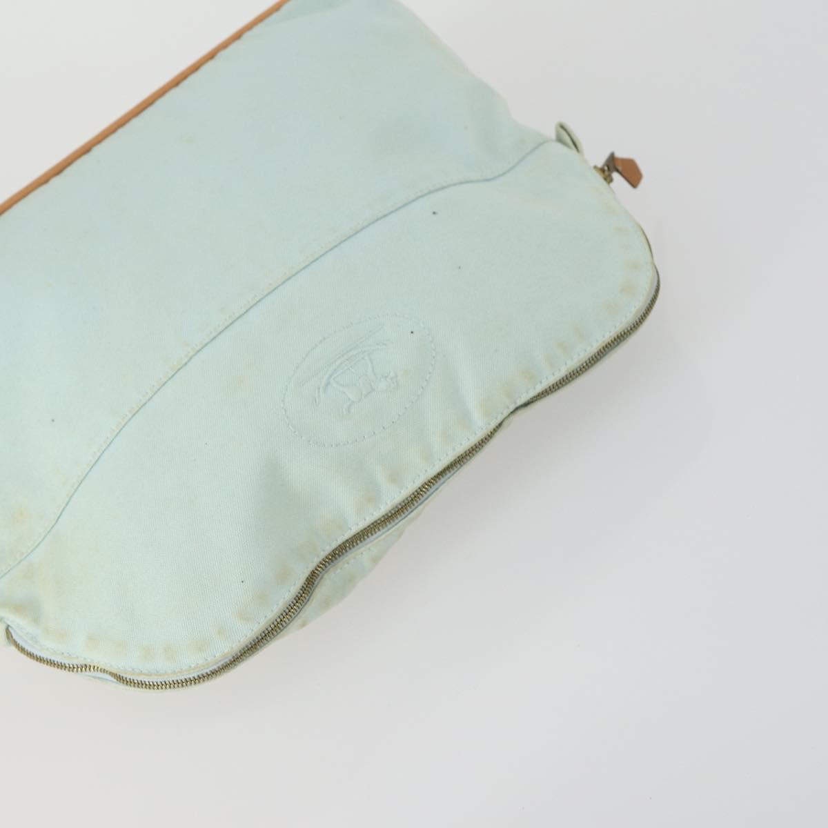 HERMES Bolide Pouch Canvas 5 Set Light Blue Orange Yellow Navy Red Auth ti3568