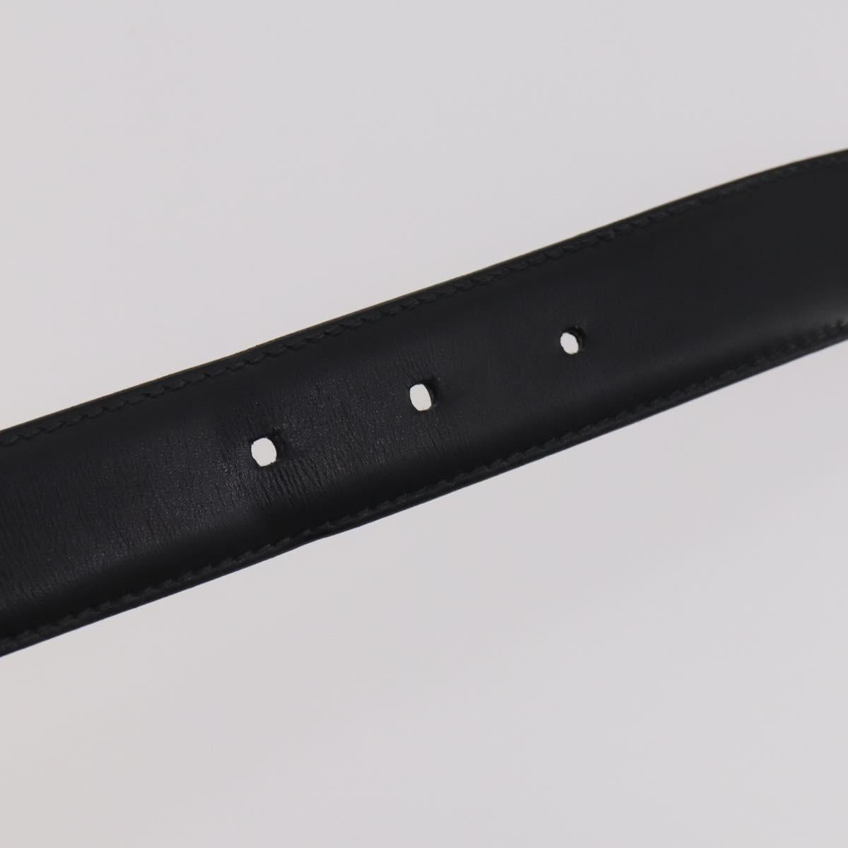 GUCCI LANVIN COLLECTION PRADA Belt Leather 6 Set Black Dark Brown Auth ti3572