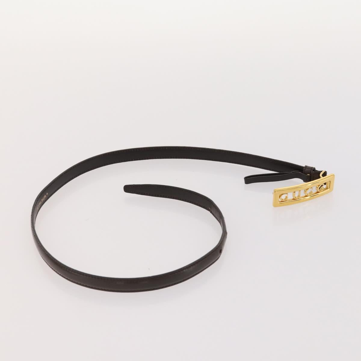 GUCCI LANVIN COLLECTION PRADA Belt Leather 6 Set Black Dark Brown Auth ti3572