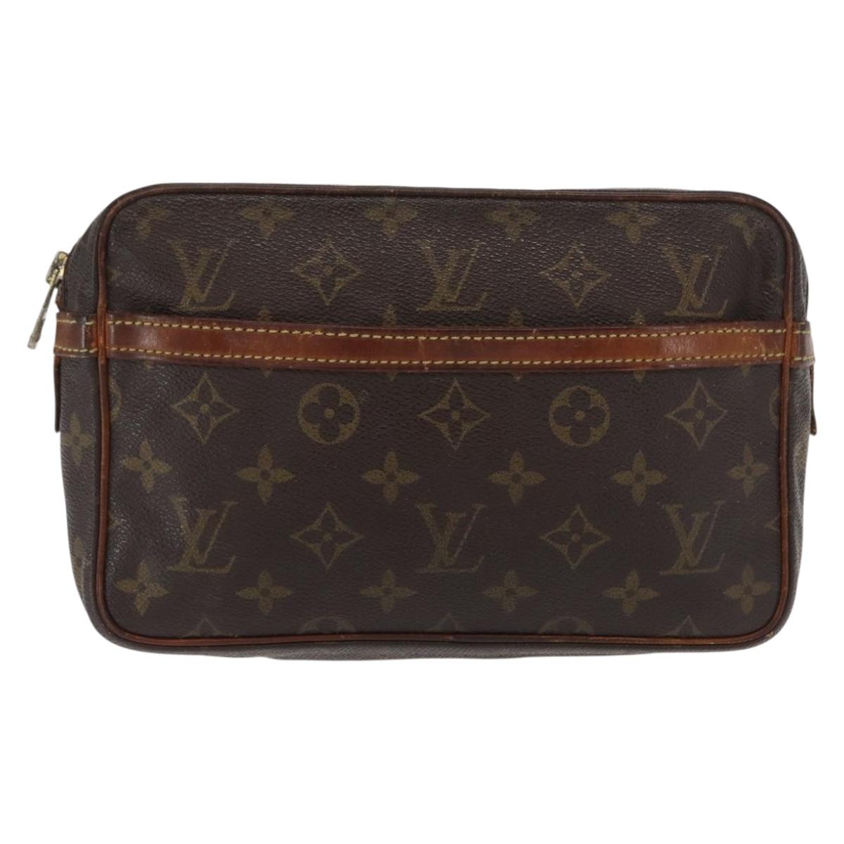 LOUIS VUITTON Monogram Marly Dragonne PM Clutch Bag M51827 LV Auth ti3584