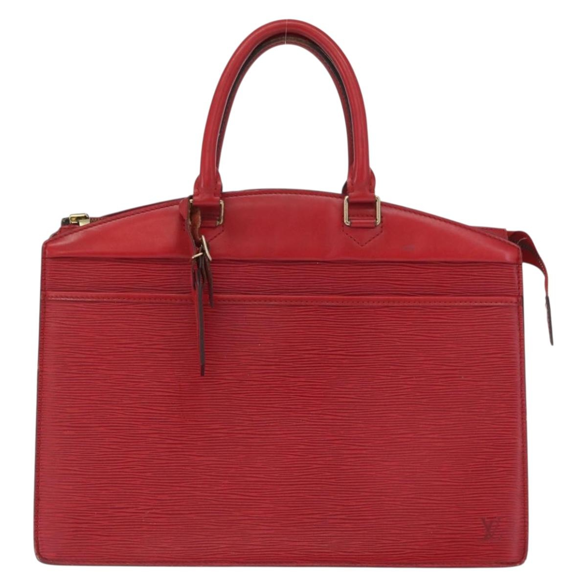 LOUIS VUITTON Epi Riviera Hand Bag Red M48187 LV Auth ti3594