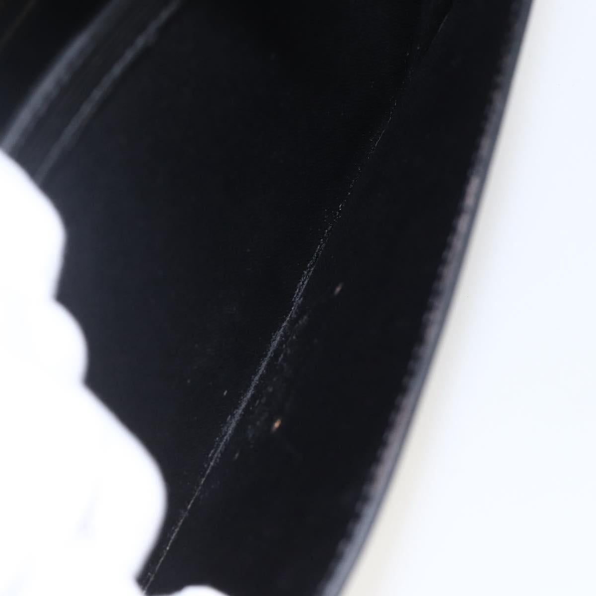 LOUIS VUITTON Epi Serie Dragonne Clutch Bag Black Noir M52612 LV Auth ti3606