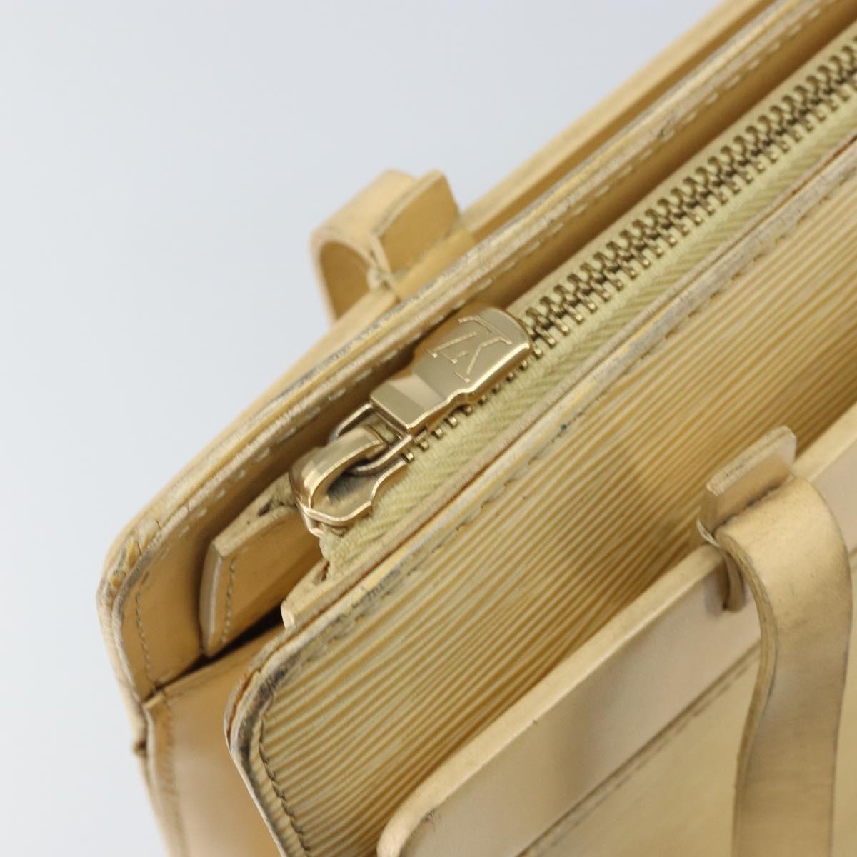 LOUIS VUITTON Epi Croisette PM Tote Bag Vanilla M5249A LV Auth ti3610
