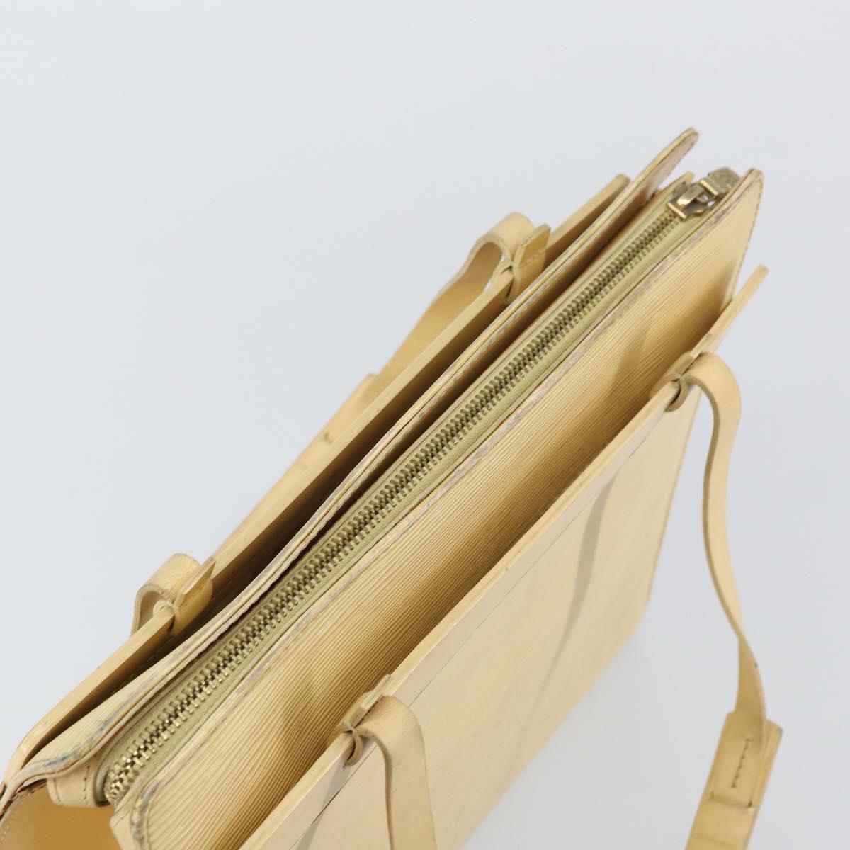 LOUIS VUITTON Epi Croisette PM Tote Bag Vanilla M5249A LV Auth ti3610