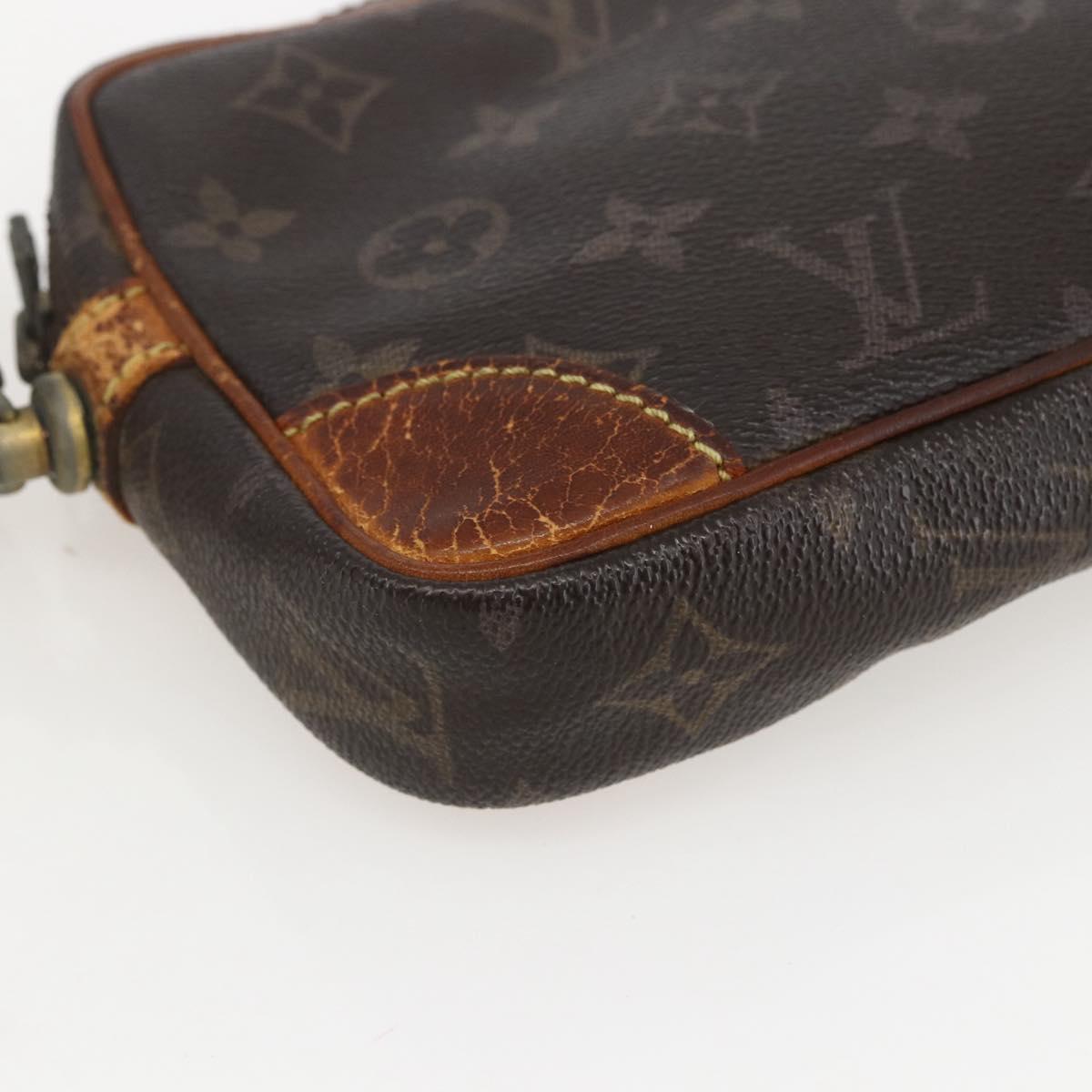 LOUIS VUITTON Monogram Marly Dragonne PM Clutch Bag M51827 LV Auth ti3611
