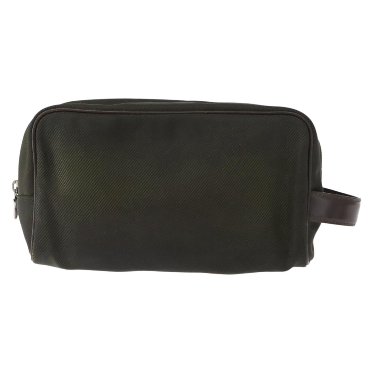 LOUIS VUITTON Taiga Parana Clutch Bag Grizzly M30758 LV Auth ti3615