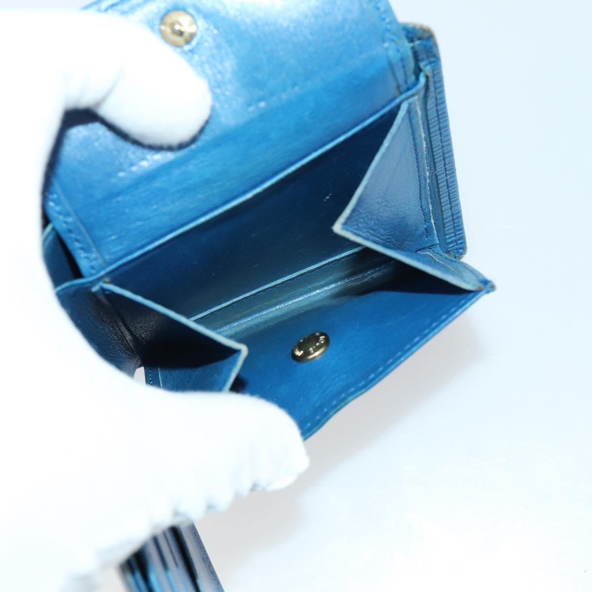 LOUIS VUITTON Monogram Epi Wallet 5 Set Blue LV Auth ti3625