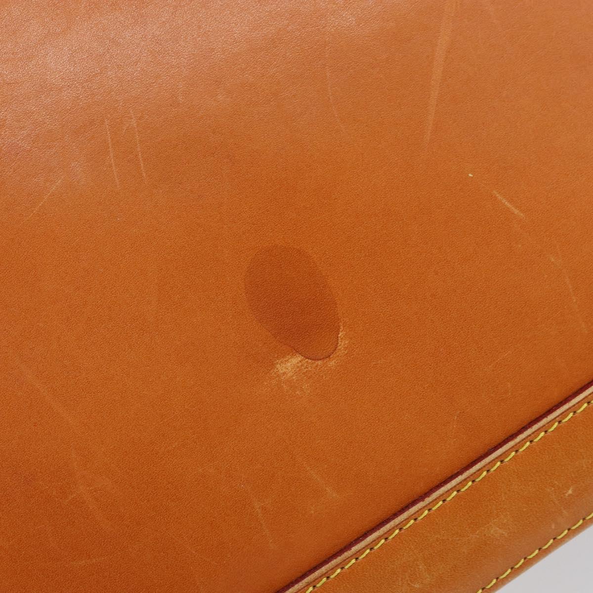 LOUIS VUITTON Nomad leather Alma Hand Bag Beige M85000 LV Auth ti3649