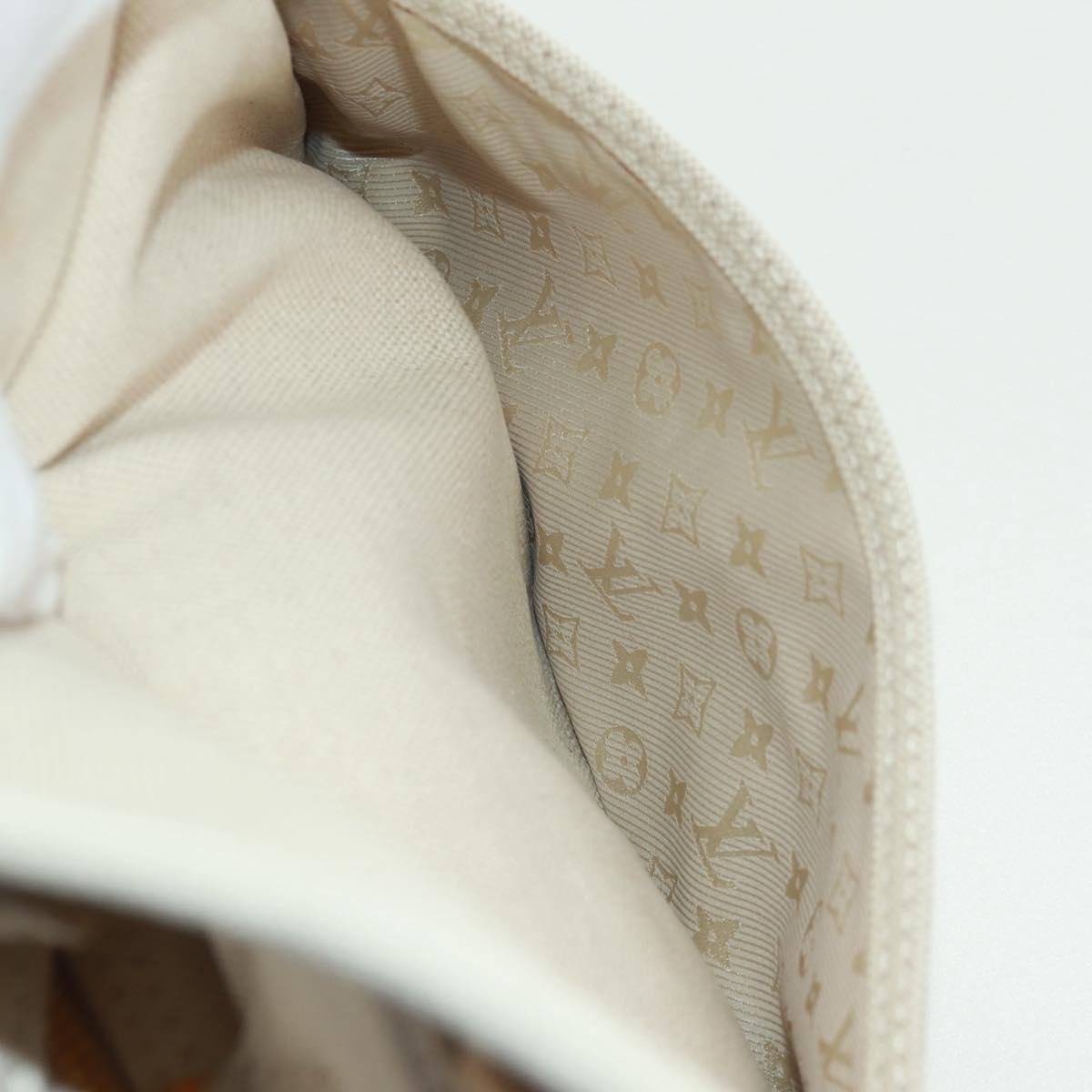 LOUIS VUITTON Tinkerbell Polka Dots Panama Bag Canvas White M95407 Auth ti3650SM