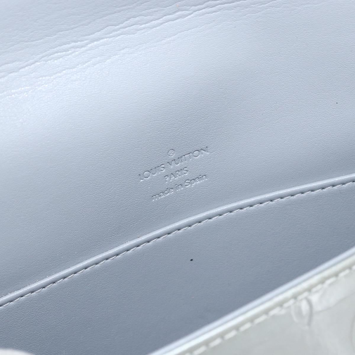 LOUIS VUITTON Monogram Vernis Thompson Street Bag Gris M91008 LV Auth ti3651