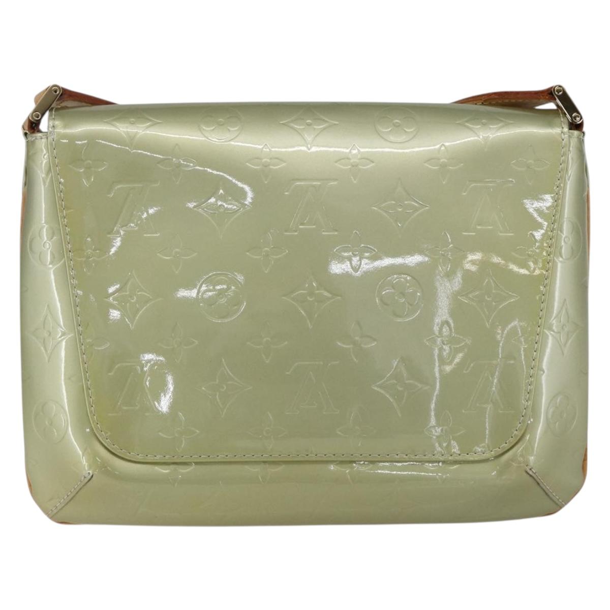 LOUIS VUITTON Monogram Vernis Thompson Street Bag Gris M91008 LV Auth ti3651