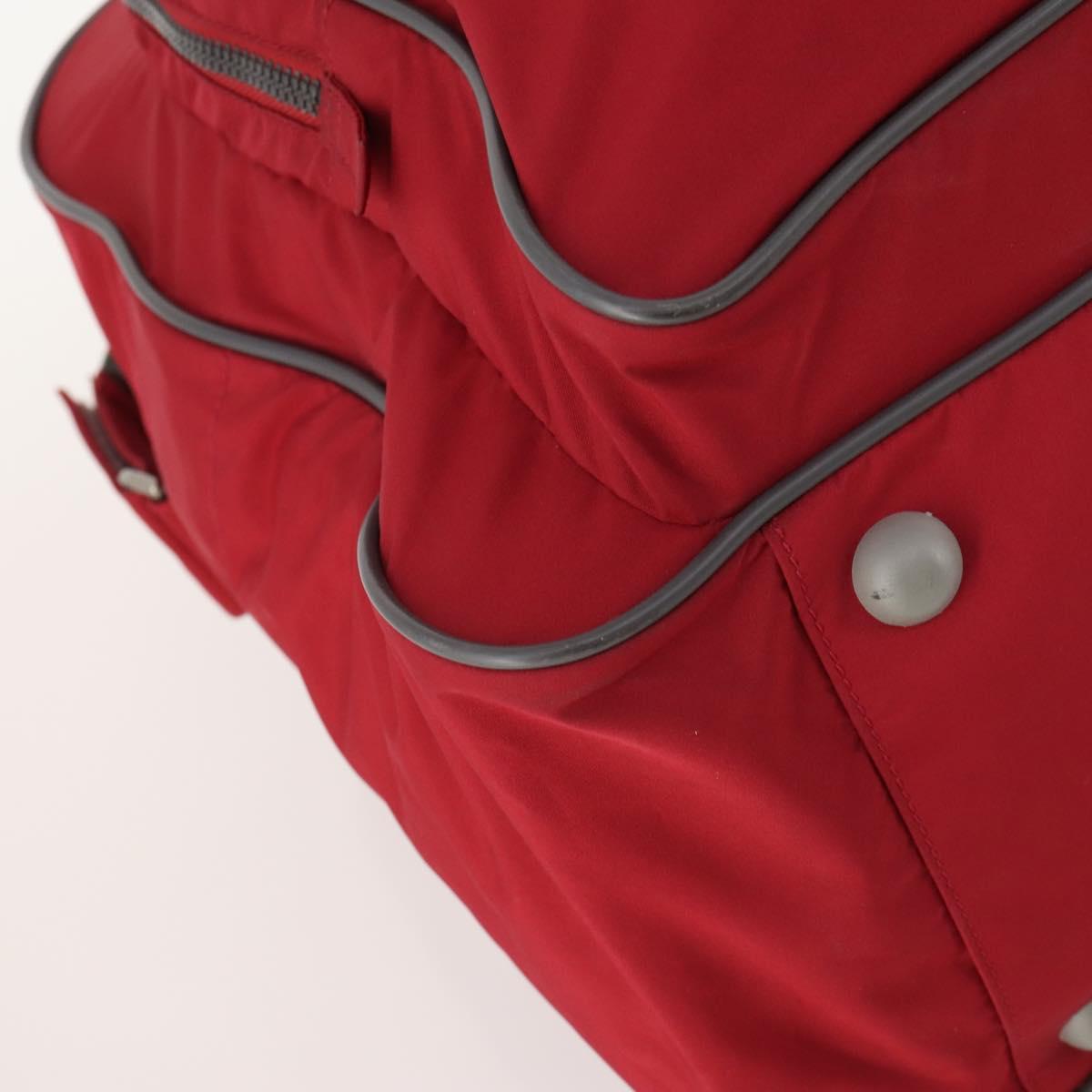 PRADA Sports Boston Bag Nylon 2way Red Auth ti3664
