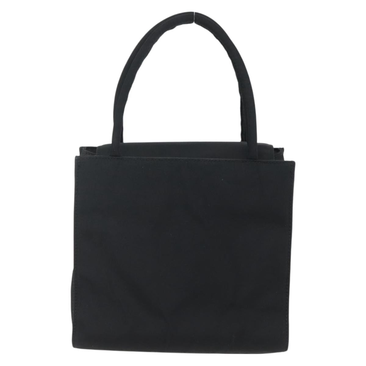 PRADA Hand Bag Nylon Black Auth ti3686