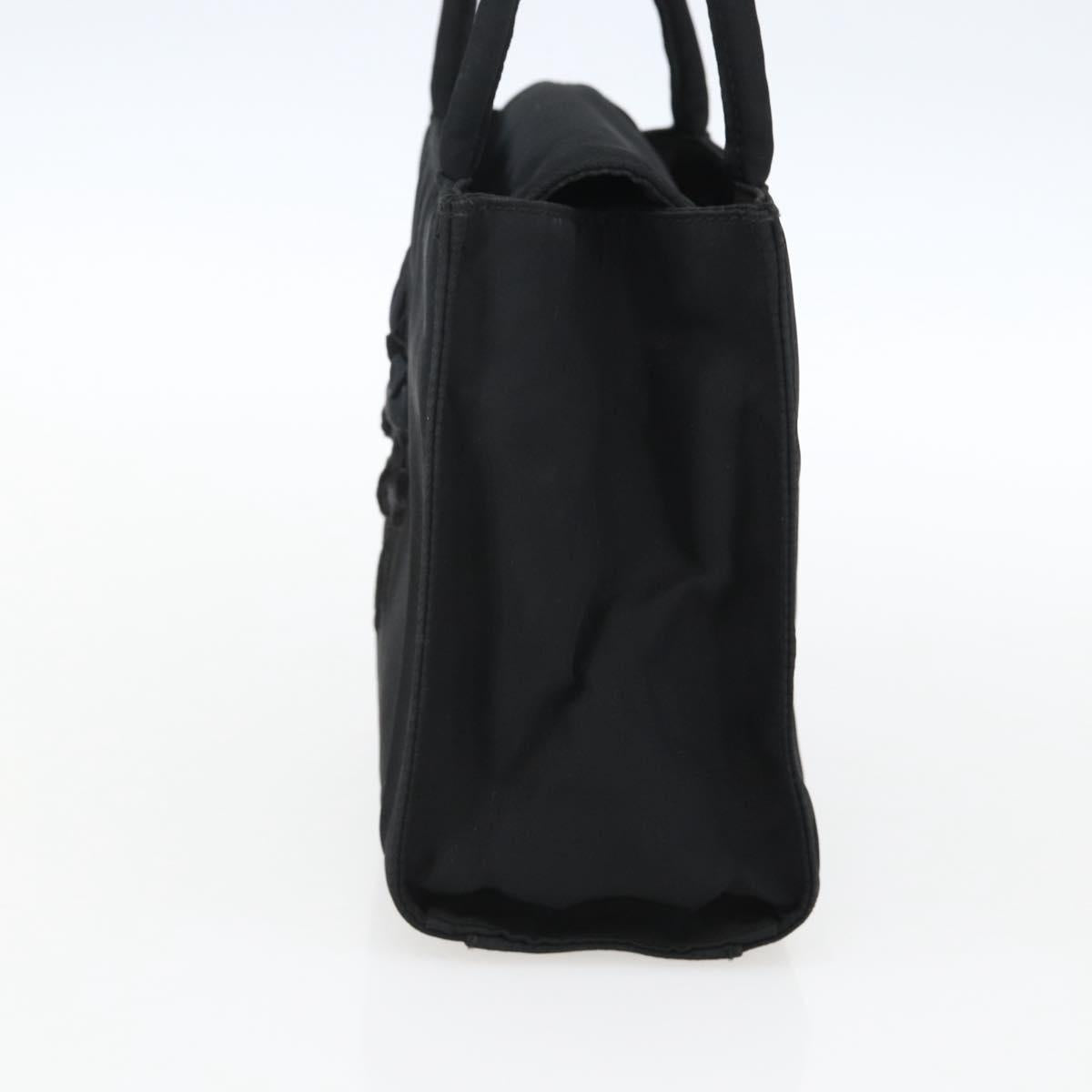 PRADA Hand Bag Nylon Black Auth ti3686