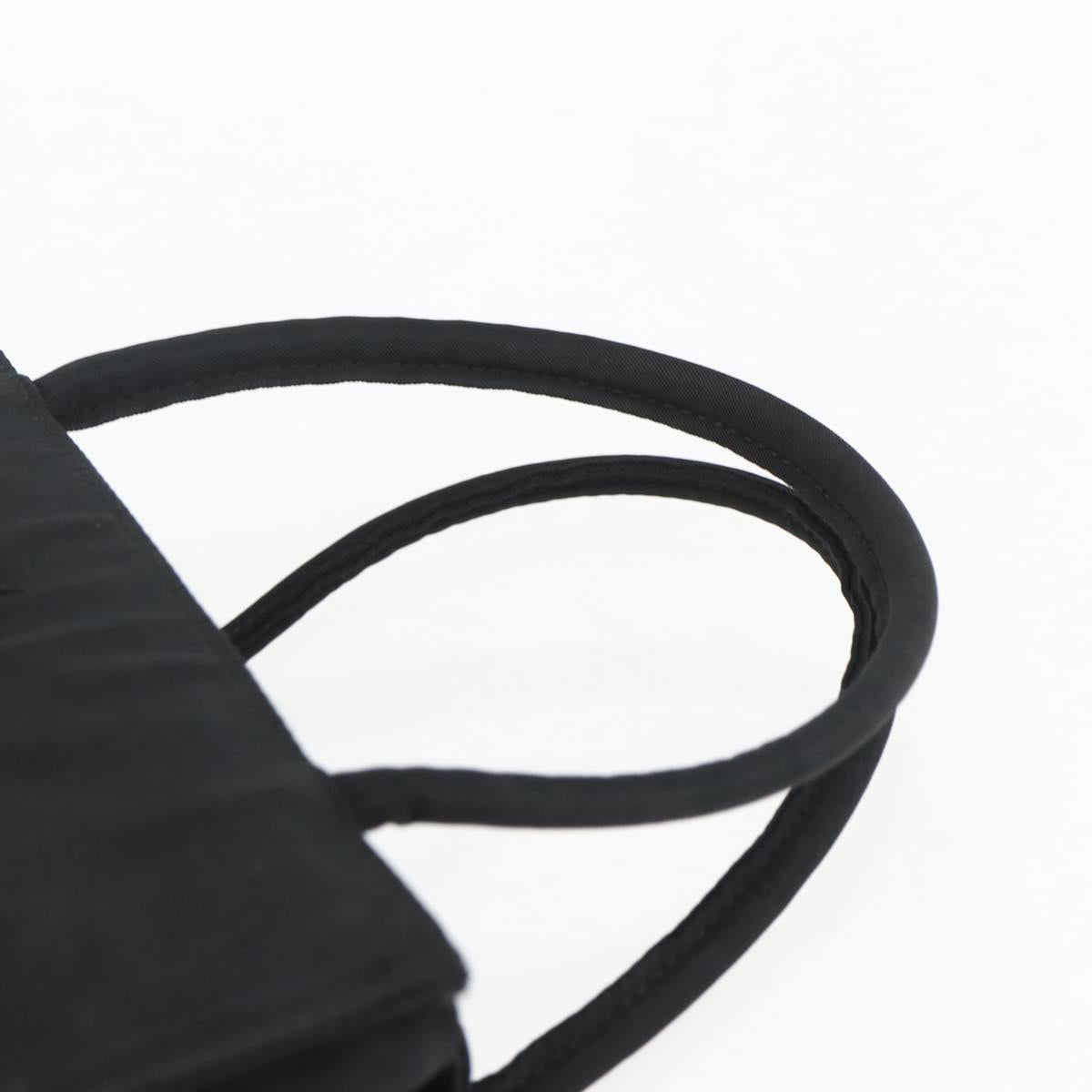 PRADA Hand Bag Nylon Black Auth ti3686