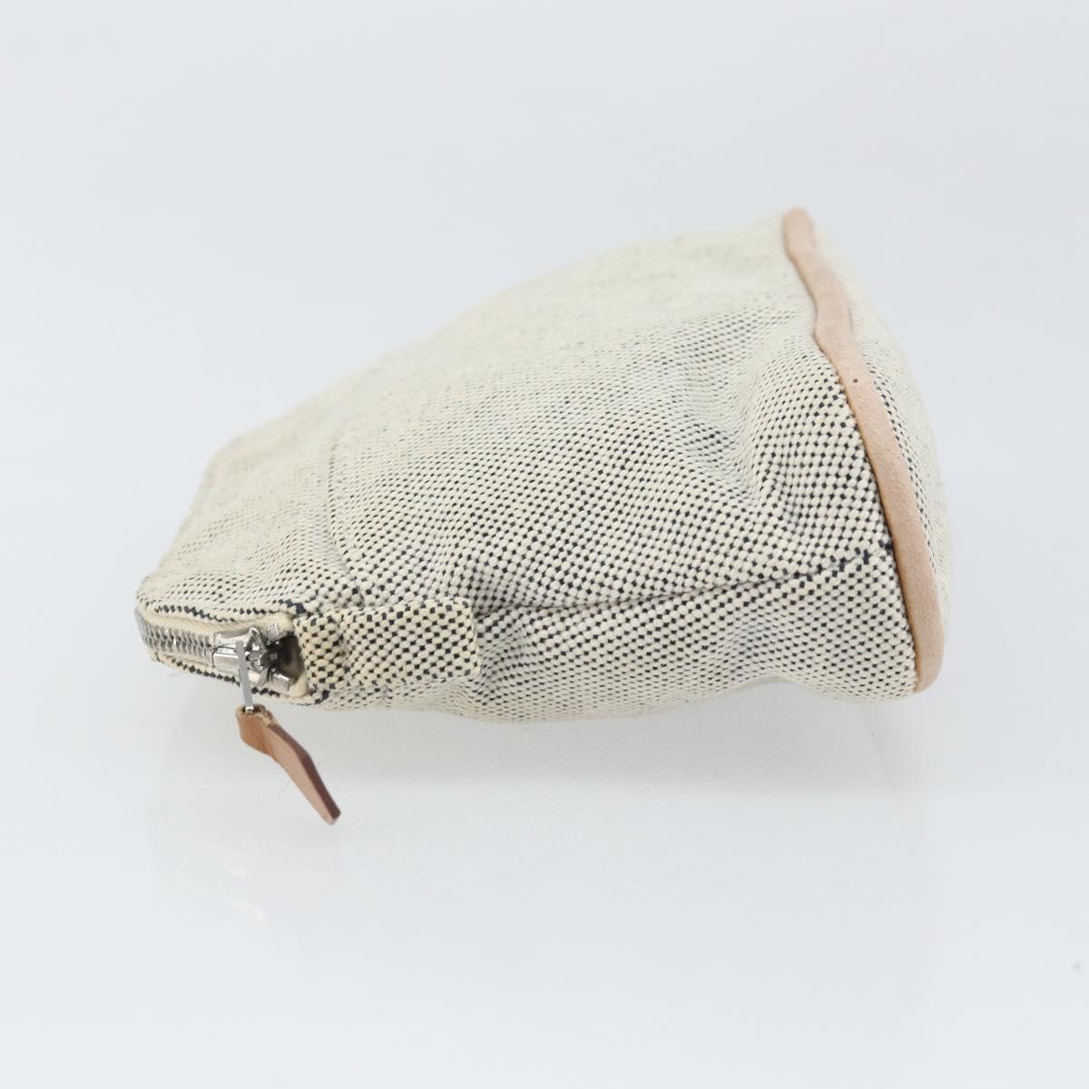 HERMES Bolide PM Pouch Canvas Gray Auth ti3700