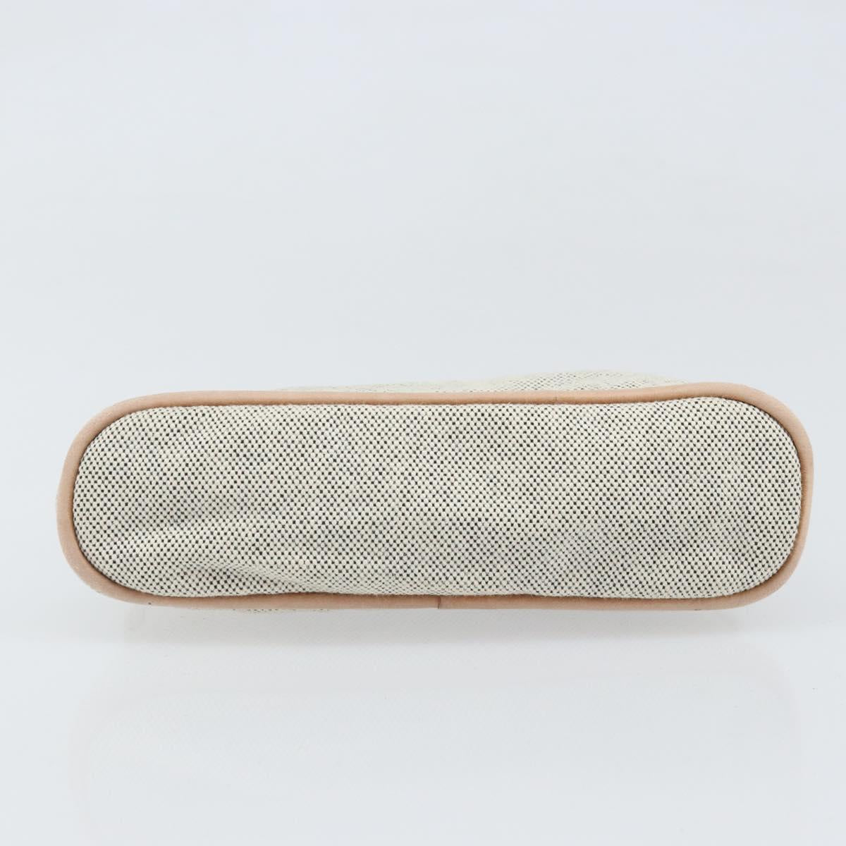 HERMES Bolide PM Pouch Canvas Gray Auth ti3700