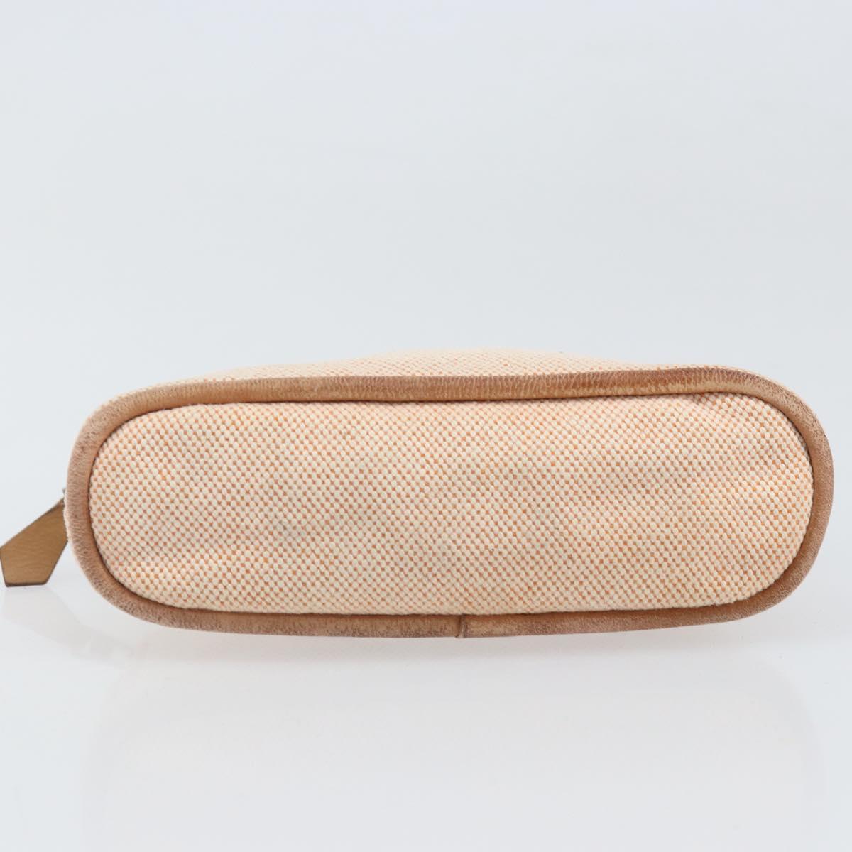 HERMES Bolide PM Pouch Canvas Orange Auth ti3718