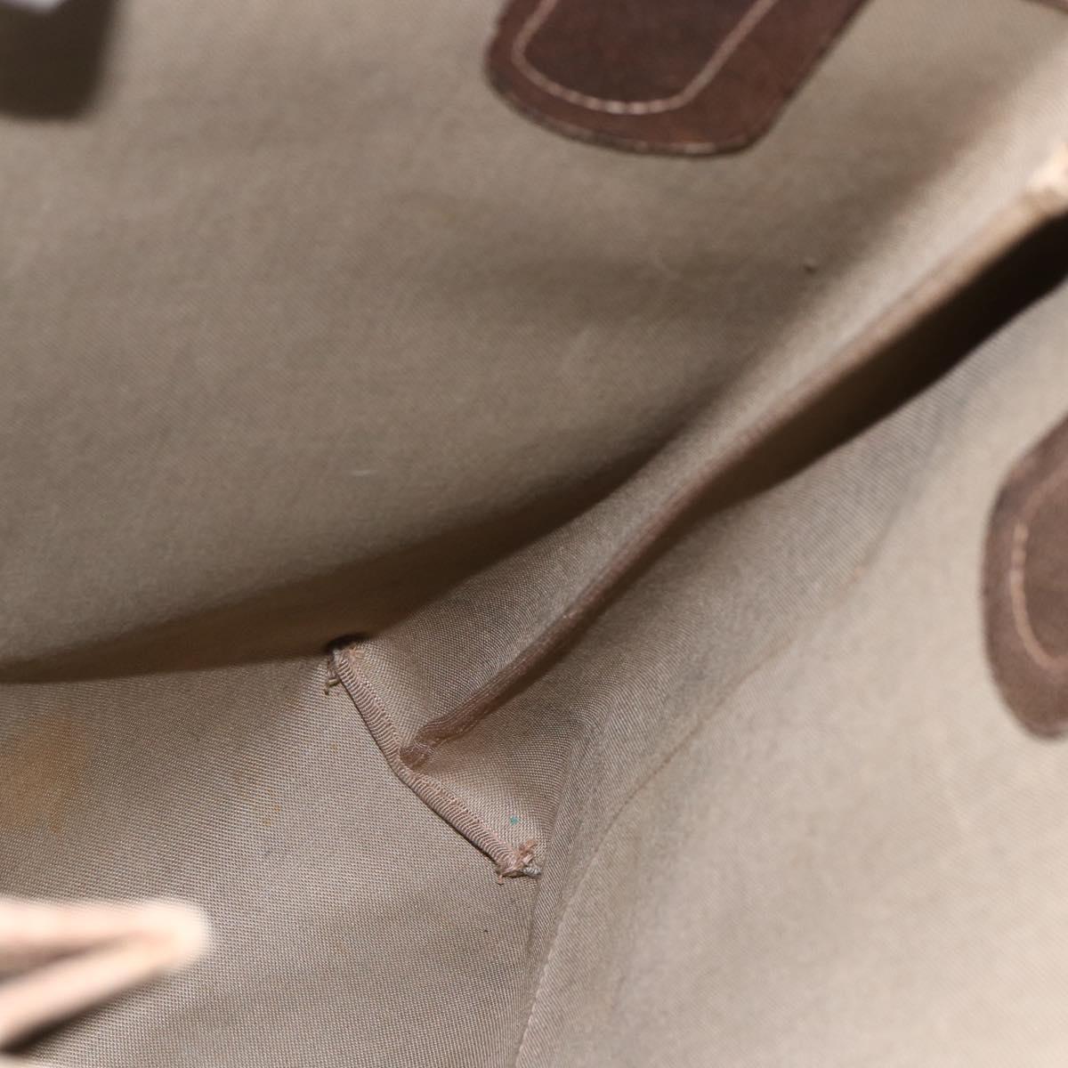 GUCCI GG Supreme Web Sherry Line Tote Bag PVC Beige Gold 16 002 4487 Auth ti3729