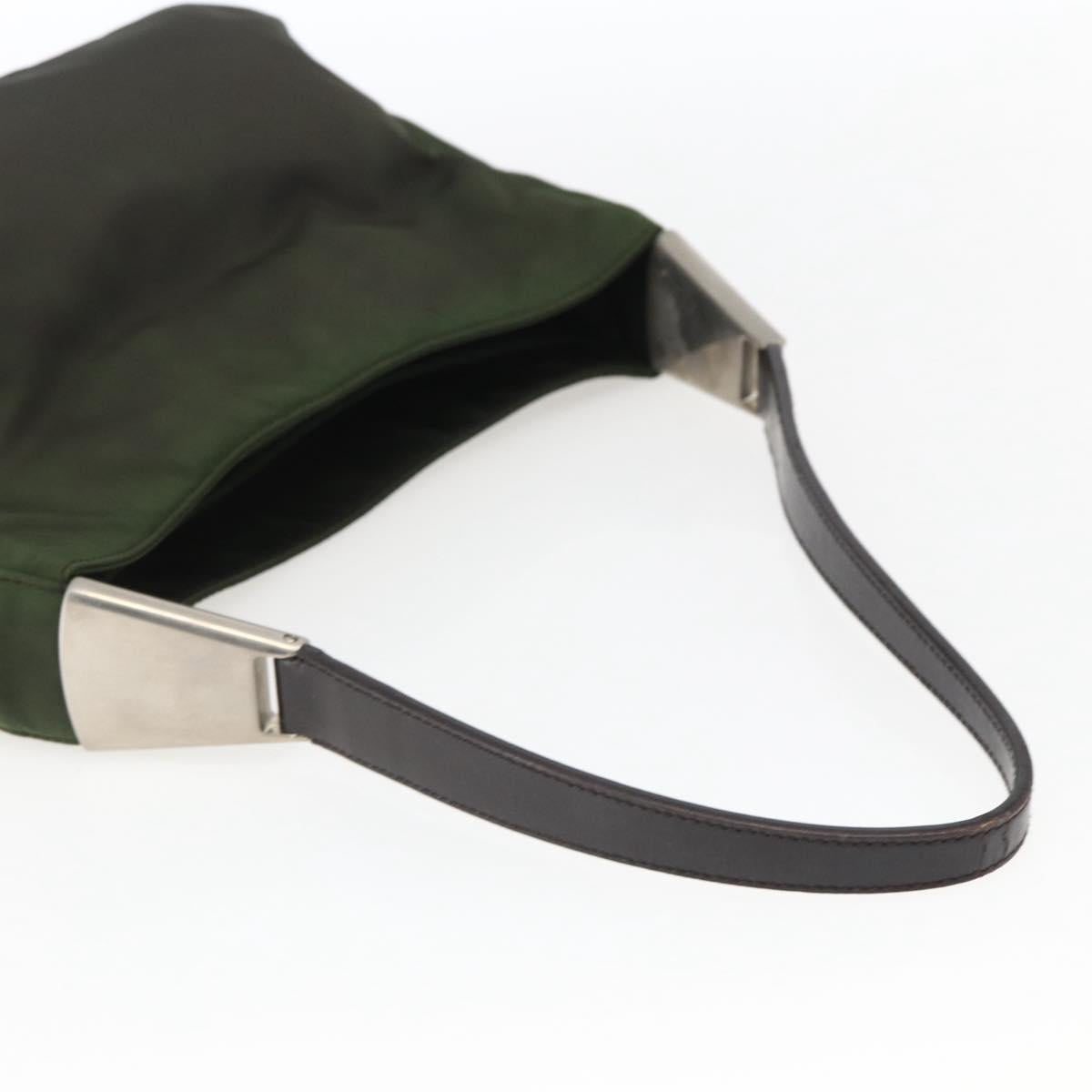 PRADA Shoulder Bag Nylon Khaki Auth ti3732