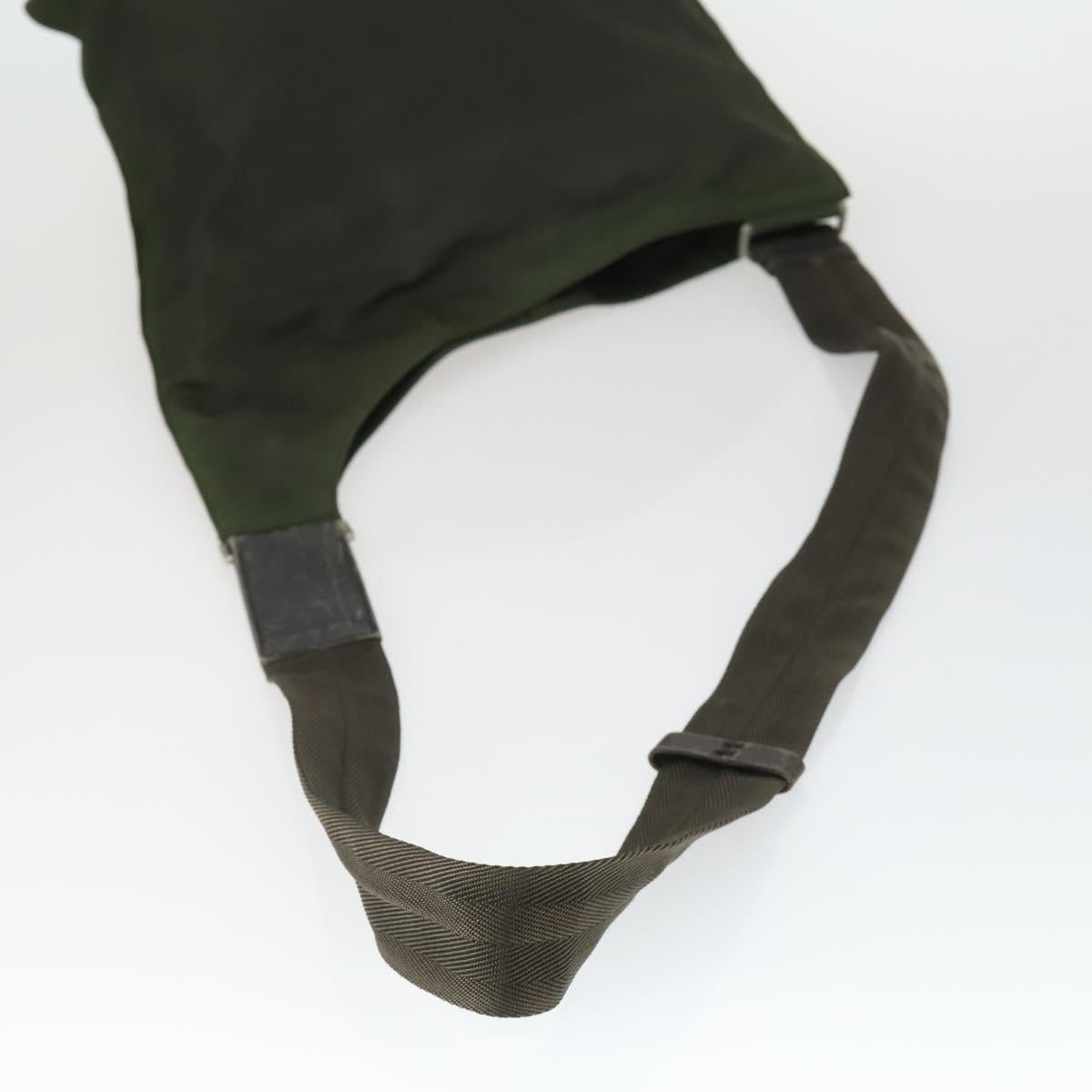 PRADA Shoulder Bag Nylon 2 Set Khaki Auth ti3736
