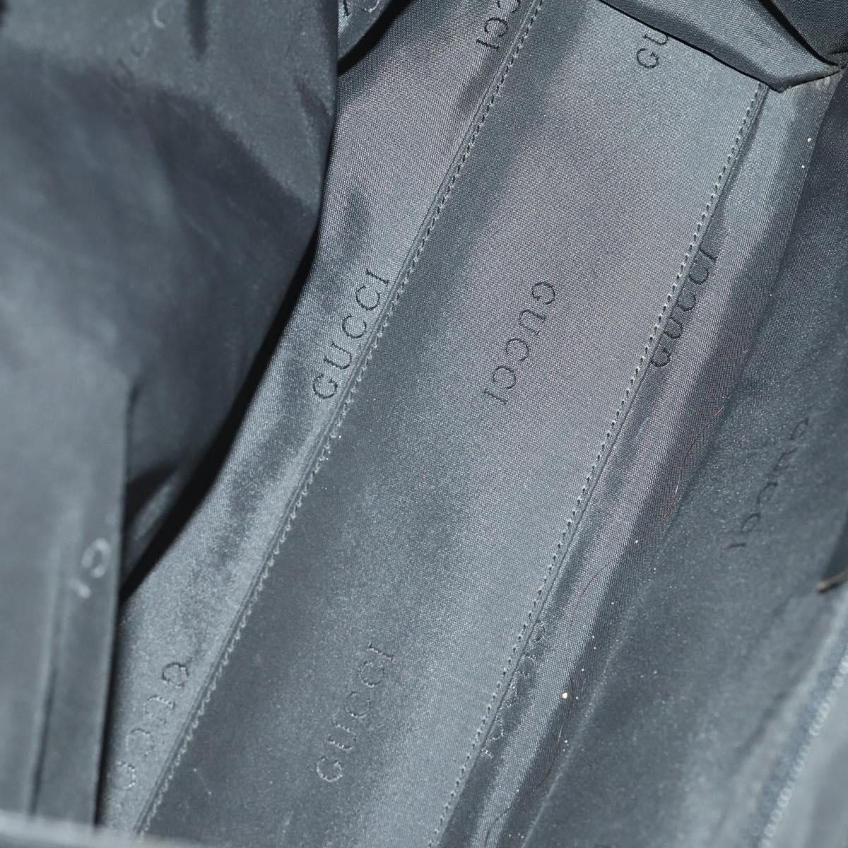 GUCCI Bag Nylon 2 Set Khaki Black Auth ti3748