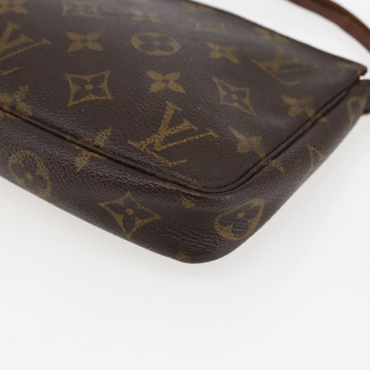LOUIS VUITTON Monogram Pochette Accessoires Pouch M51980 LV Auth ti3773