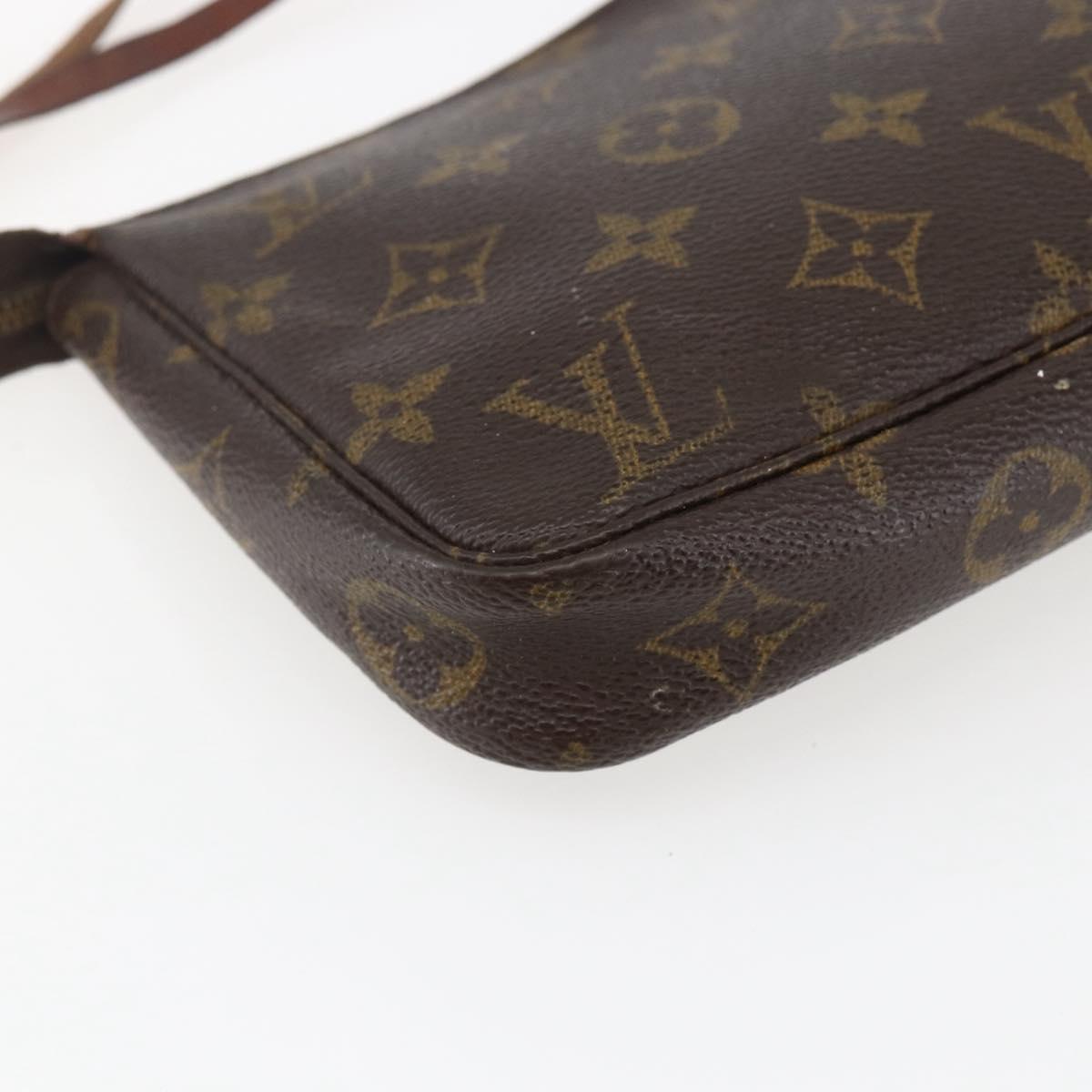 LOUIS VUITTON Monogram Pochette Accessoires Pouch M51980 LV Auth ti3773