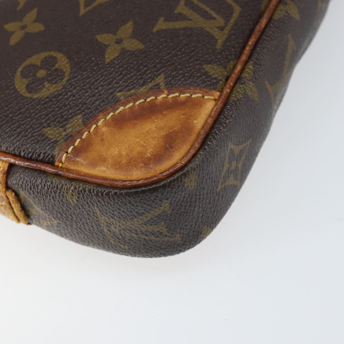 LOUIS VUITTON Monogram Marly Dragonne PM Clutch Bag M51827 LV Auth ti3775