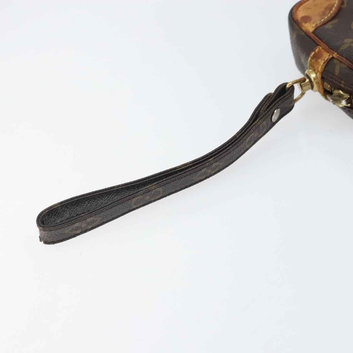 LOUIS VUITTON Monogram Marly Dragonne PM Clutch Bag M51827 LV Auth ti3775