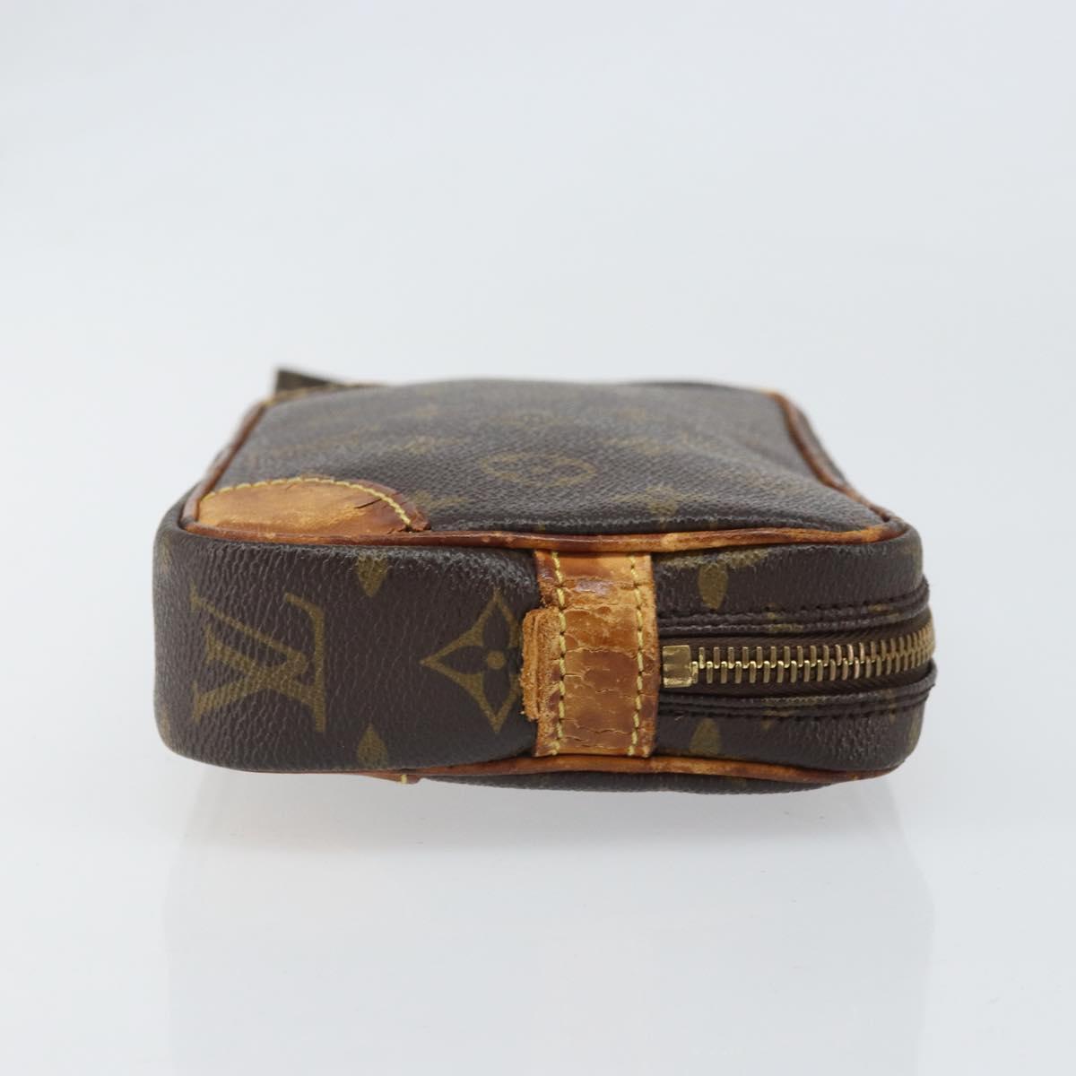 LOUIS VUITTON Monogram Marly Dragonne PM Clutch Bag M51827 LV Auth ti3775