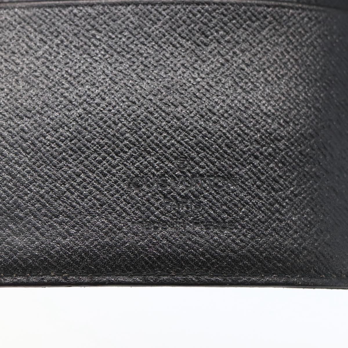 LOUIS VUITTON Epi Agenda MM Day Planner Cover Black R20042 LV Auth ti3776