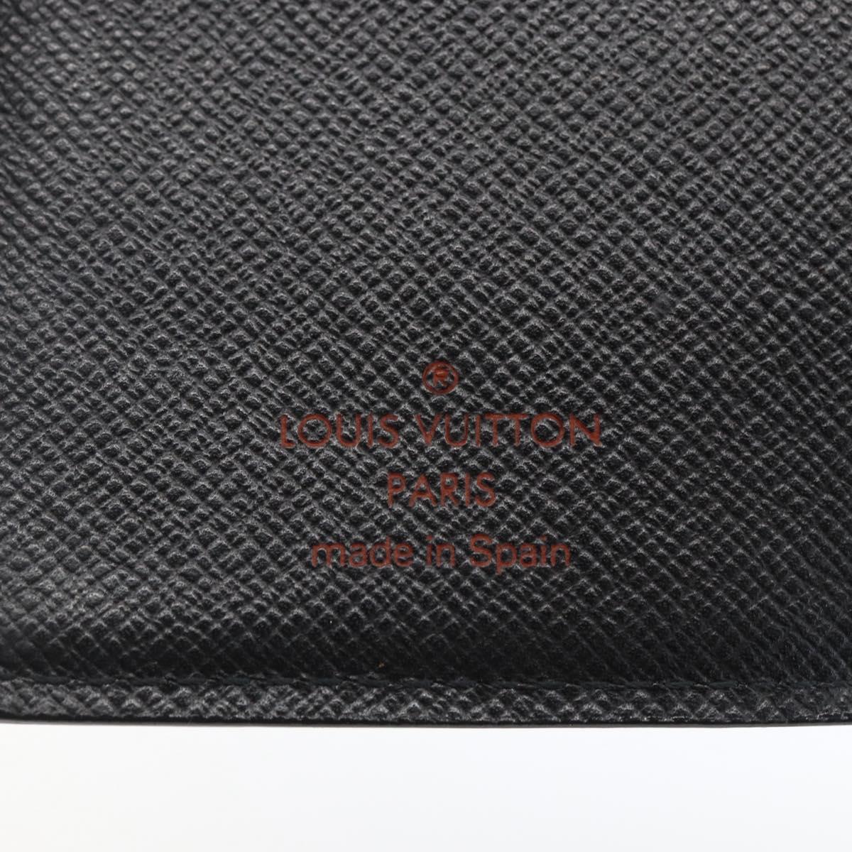 LOUIS VUITTON Epi Agenda PM Day Planner Cover Blue R20055 LV Auth ti3777