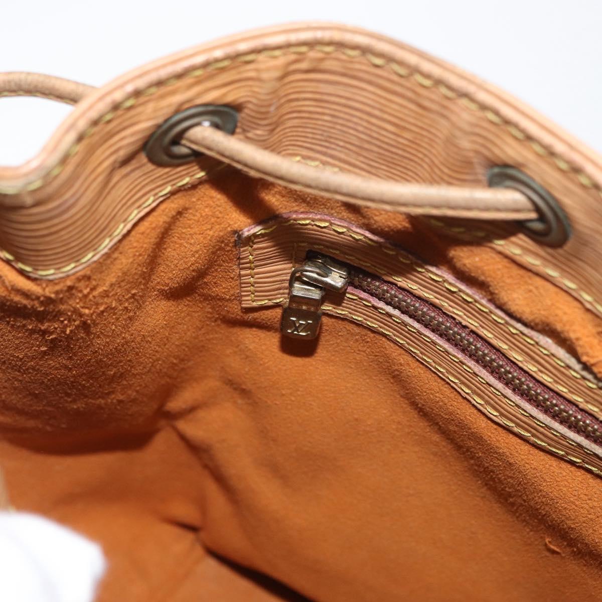 LOUIS VUITTON Epi Petit Noe Shoulder Bag Beige M44106 LV Auth ti3798