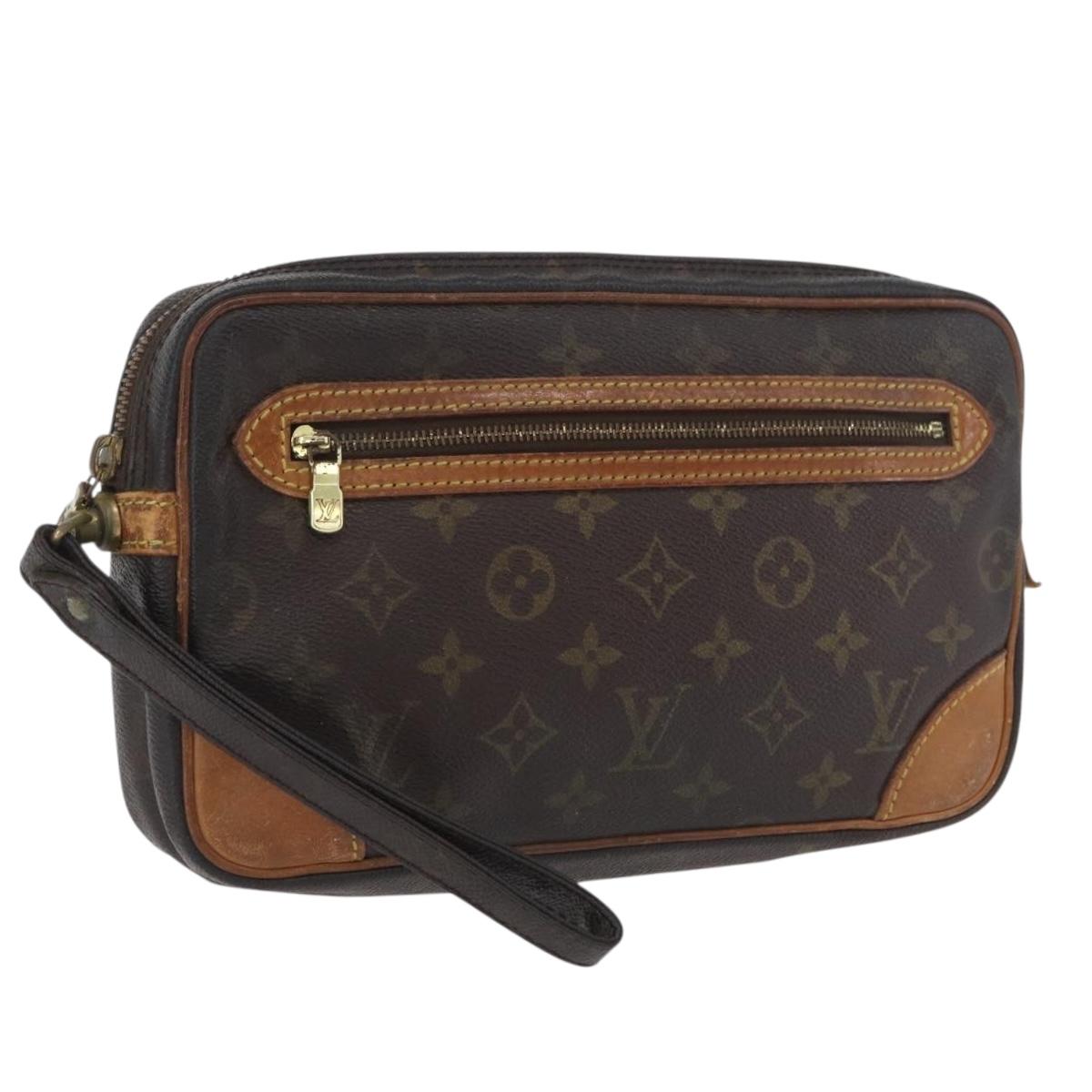 LOUIS VUITTON Monogram Marly Dragonne GM Clutch Bag M51825 LV Auth ti3800