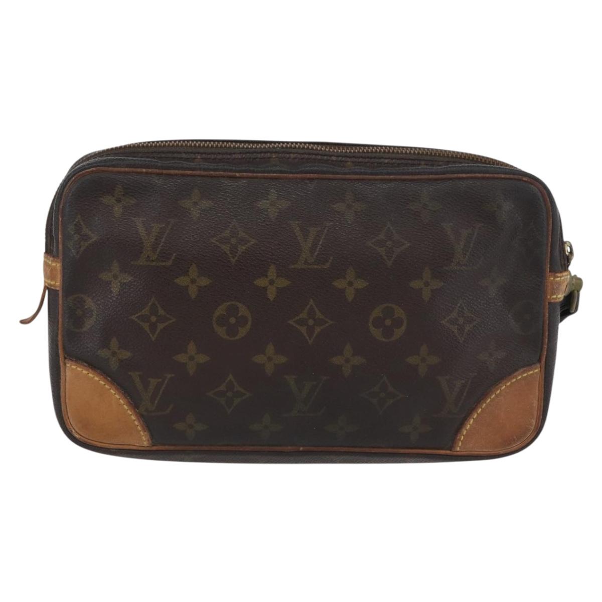 LOUIS VUITTON Monogram Marly Dragonne GM Clutch Bag M51825 LV Auth ti3800