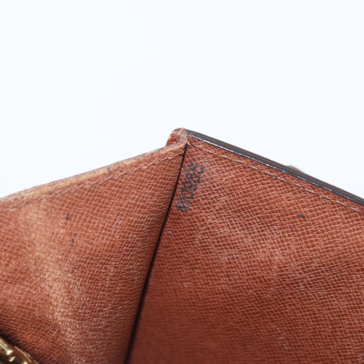 LOUIS VUITTON Epi Serie Dragonne Hand Bag Brown M52618 LV Auth ti3804