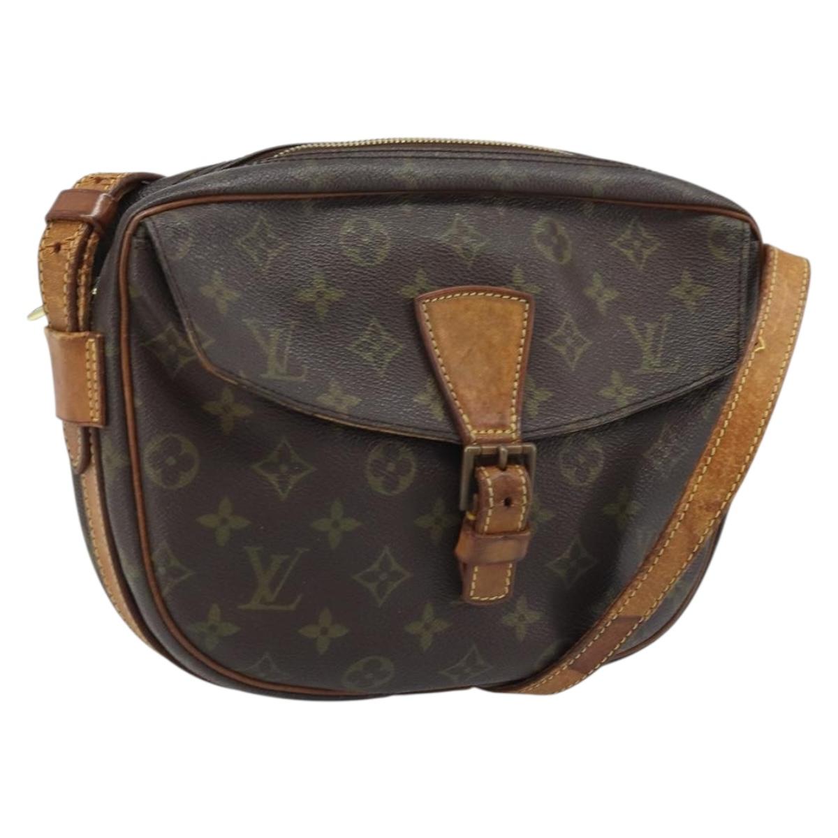 LOUIS VUITTON Monogram Jeune Fille GM Shoulder Bag M51225 LV Auth ti3805