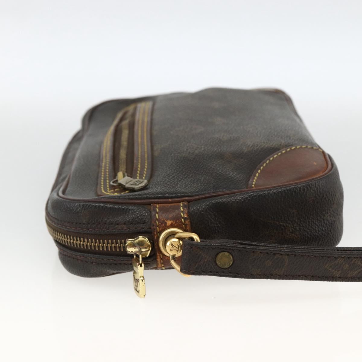 LOUIS VUITTON Monogram Marly Dragonne GM Clutch Bag M51825 LV Auth ti3807