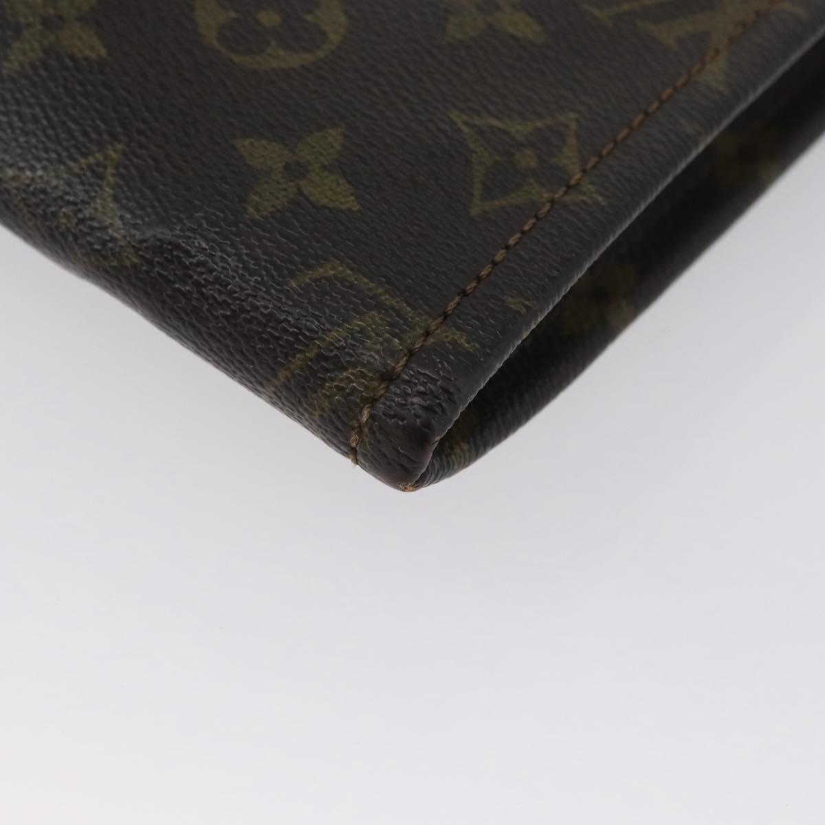 LOUIS VUITTON Monogram Posh Documents Briefcase M53457 LV Auth ti3808